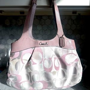 Vintage baby pink coach